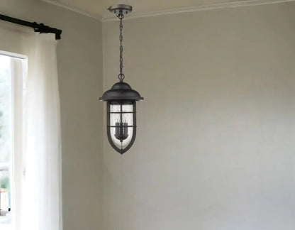 Dylan 3-Light Oil-Rubbed Bronze Hanging Lantern HomeRoots