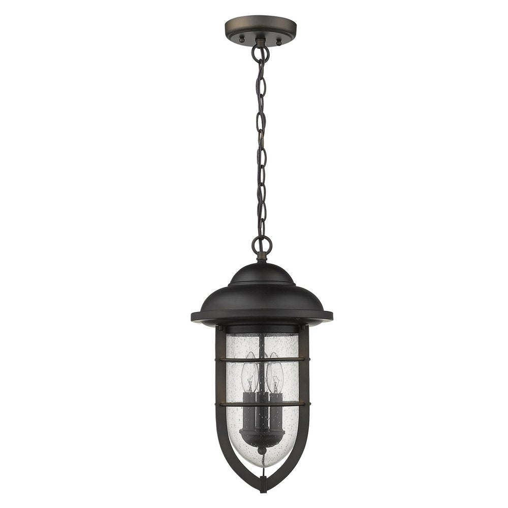 Dylan 3-Light Oil-Rubbed Bronze Hanging Lantern — view 1