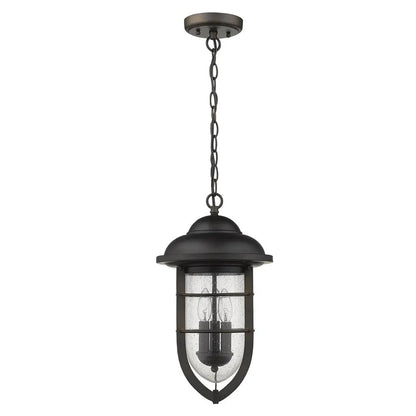 Dylan 3-Light Oil-Rubbed Bronze Hanging Lantern HomeRoots