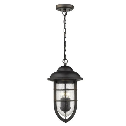 Dylan 3-Light Oil-Rubbed Bronze Hanging Lantern HomeRoots