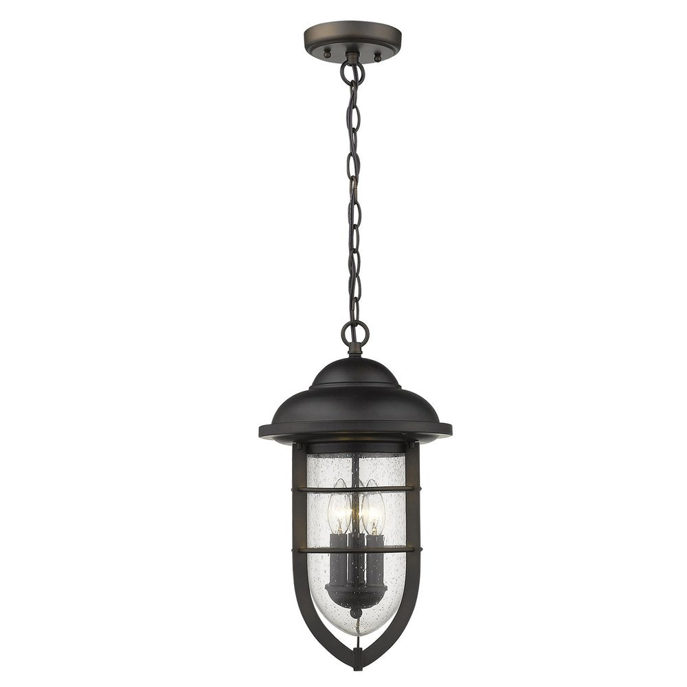 Dylan 3-Light Oil-Rubbed Bronze Hanging Lantern — view 2
