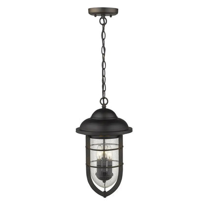 Dylan 3-Light Oil-Rubbed Bronze Hanging Lantern HomeRoots