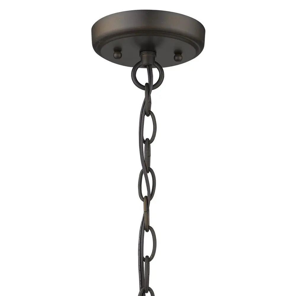 Dylan 3-Light Oil-Rubbed Bronze Hanging Lantern HomeRoots