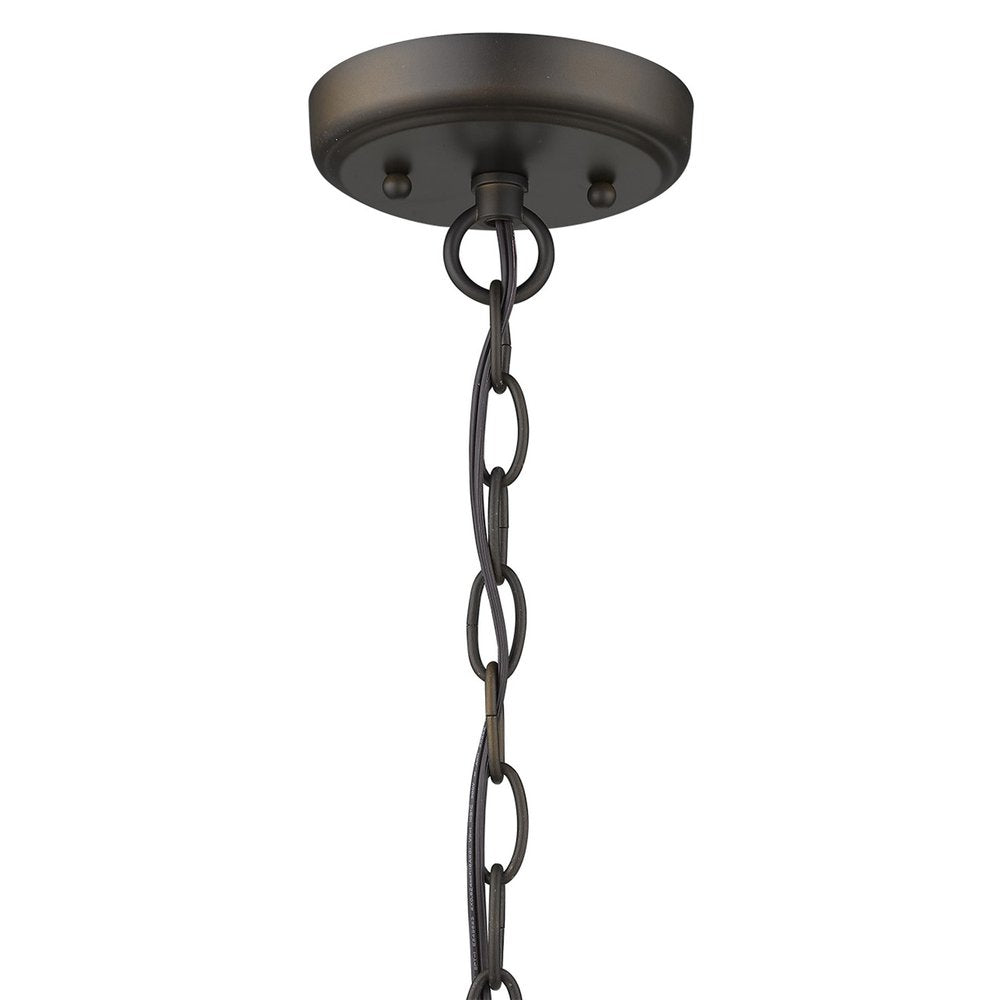 Dylan 3-Light Oil-Rubbed Bronze Hanging Lantern — view 9