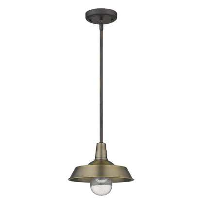 Brushed Gold Shallow Plate Adjustable Pendant Light HomeRoots