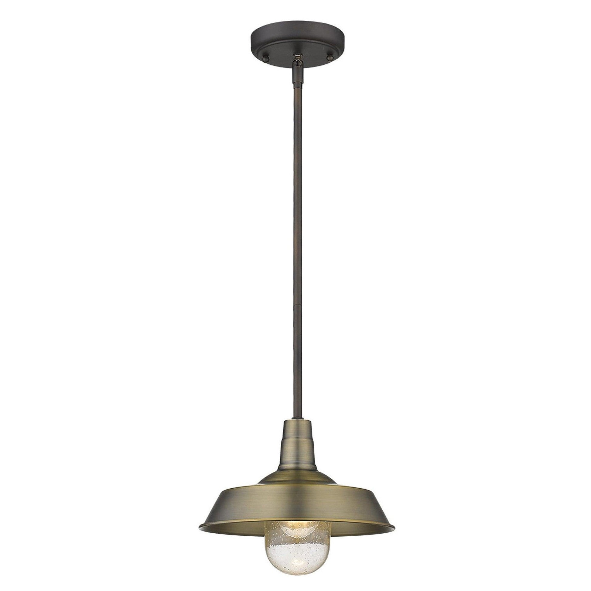 Brushed Gold Shallow Plate Adjustable Pendant Light - FurniFindUSA