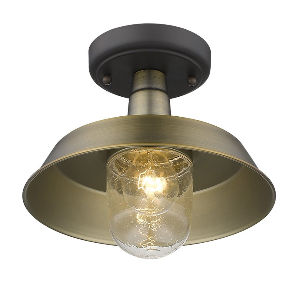 Brushed Gold Shallow Plate Adjustable Pendant Light HomeRoots