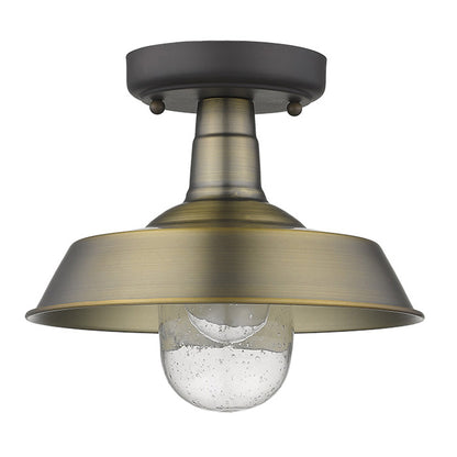 Brushed Gold Shallow Plate Adjustable Pendant Light