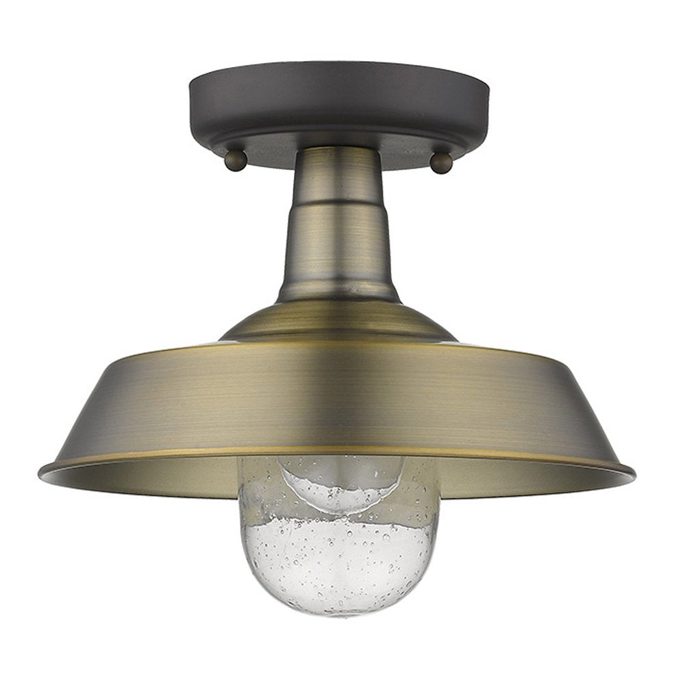 Brushed Gold Shallow Plate Adjustable Pendant Light HomeRoots