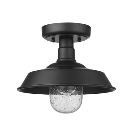 Matte Black Shallow Plate Adjustable Pendant Light HomeRoots