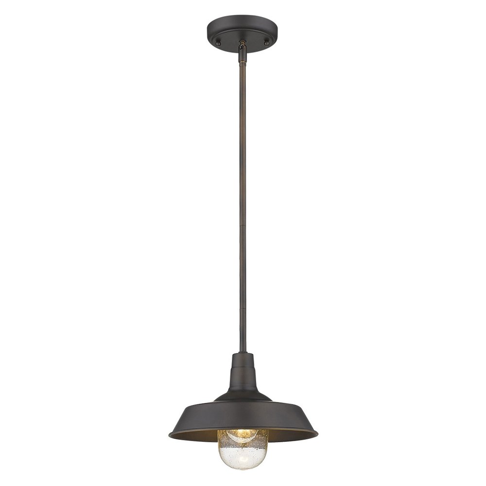 Antique Bronze Shallow Plate Adjustable Pendant Light — view 2