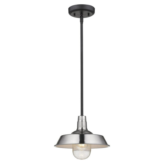 Silver Shallow Plate Adjustable Pendant Light HomeRoots