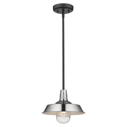 Silver Shallow Plate Adjustable Pendant Light HomeRoots