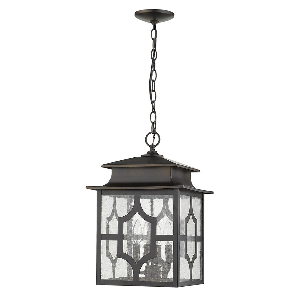 Calvert 4-Light Oil-Rubbed Bronze Hanging Lantern — view 1