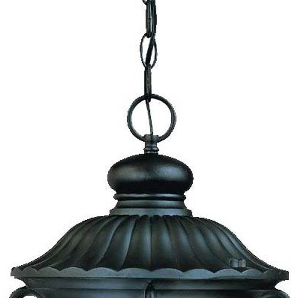 Naples 3-Light Matte Black Hanging Light — view 4
