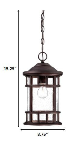 Black Lantern Seeded Metal Dimmable Chandelier With Clear Shades — view 2