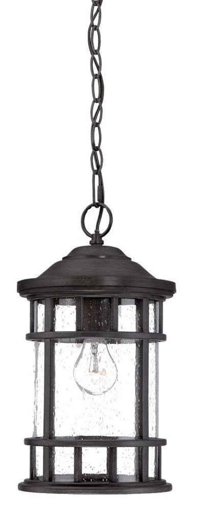 Black Lantern Seeded Metal Dimmable Chandelier With Clear Shades — view 3