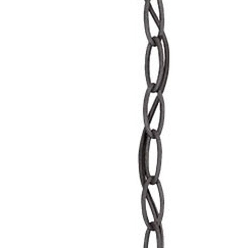Black Lantern Seeded Metal Dimmable Chandelier With Clear Shades HomeRoots