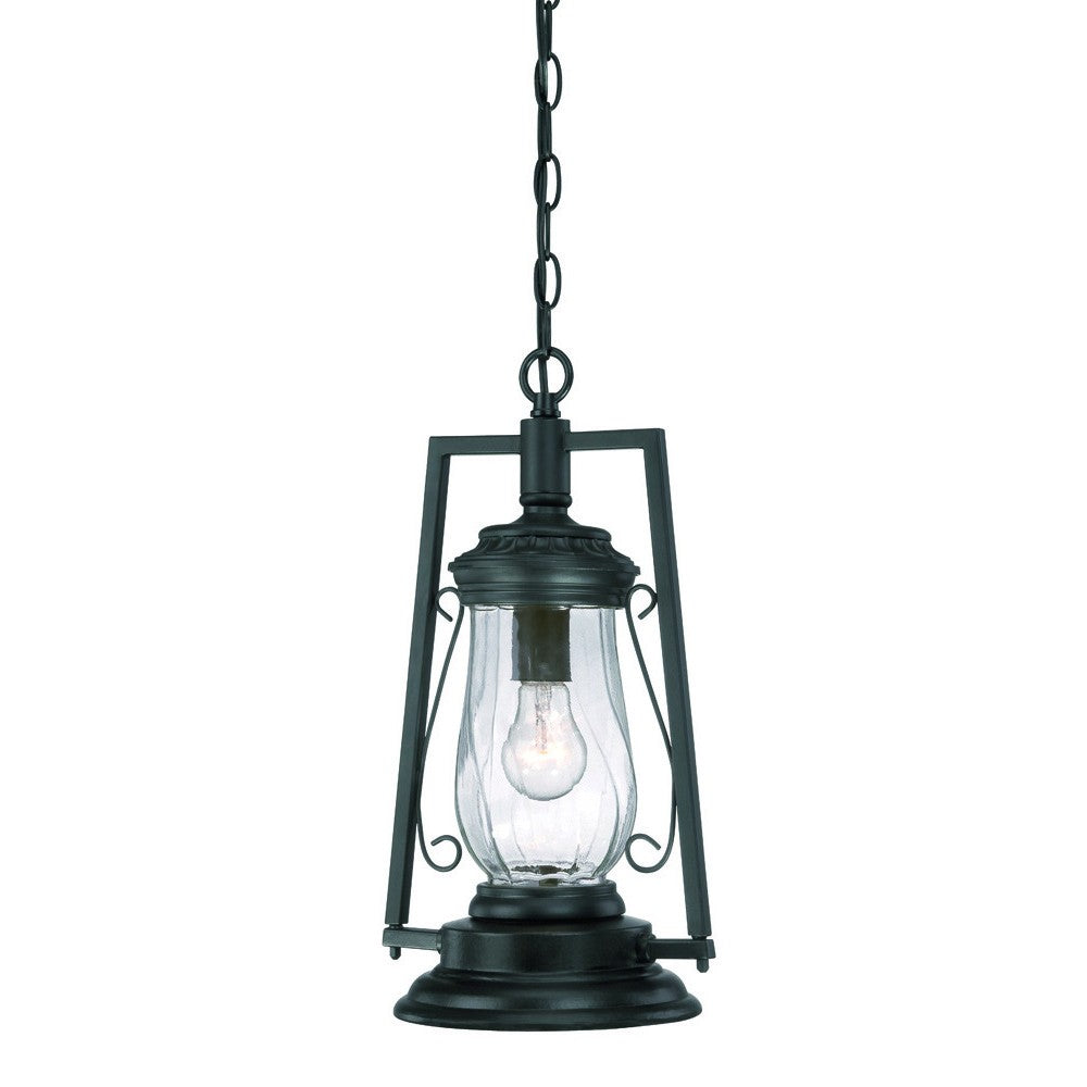 Matte Black Oil Lamp Hanging Light