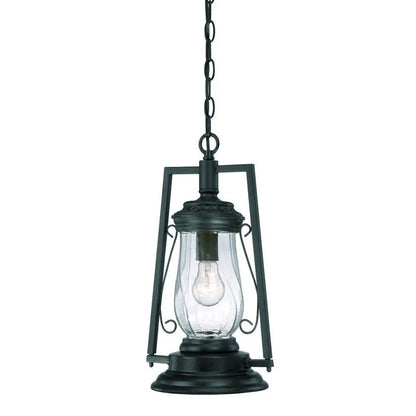 Matte Black Oil Lamp Hanging Light HomeRoots