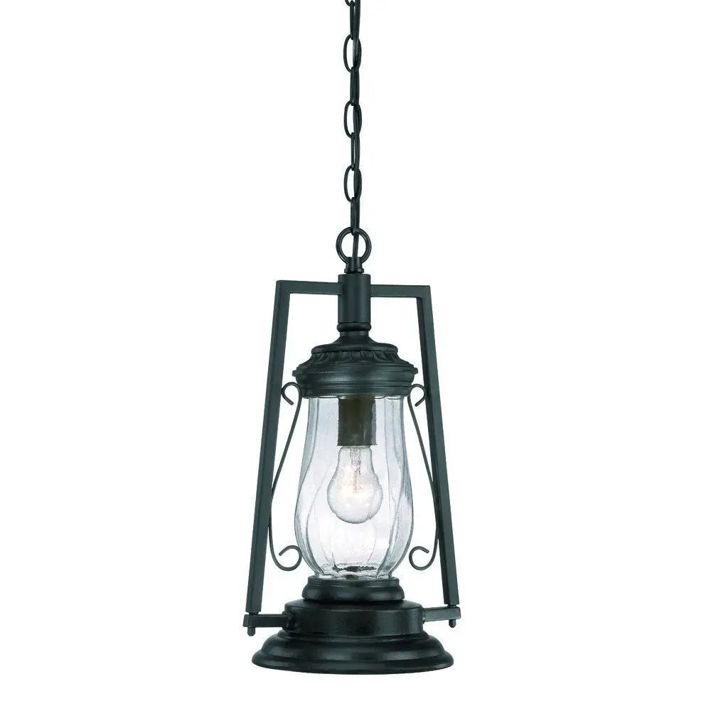 Matte Black Oil Lamp Hanging Light HomeRoots