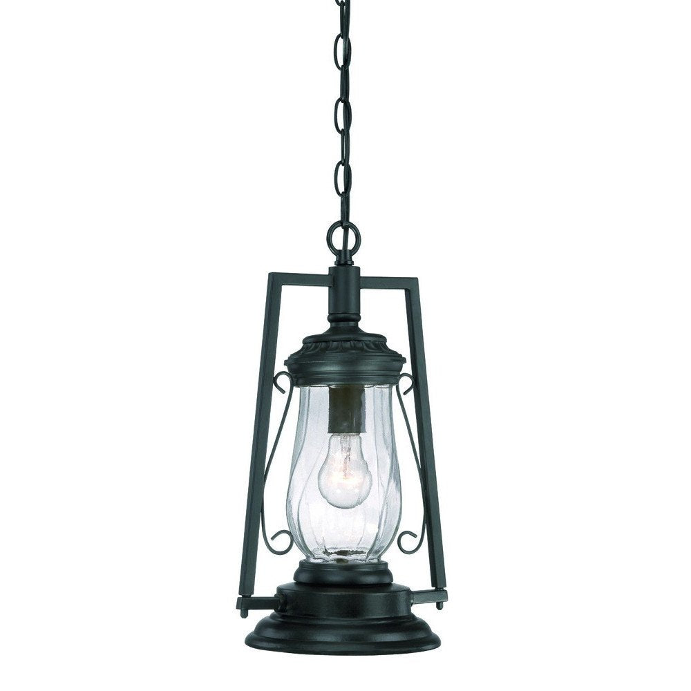 Matte Black Oil Lamp Hanging Light — view 3