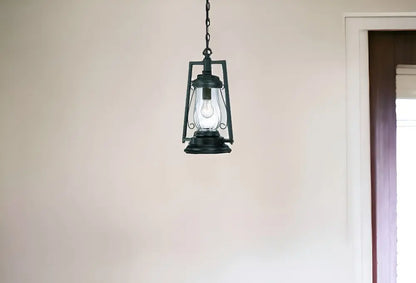 Matte Black Oil Lamp Hanging Light HomeRoots
