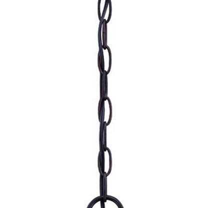 Stratford 1-Light Architectural Bronze Hanging Light HomeRoots
