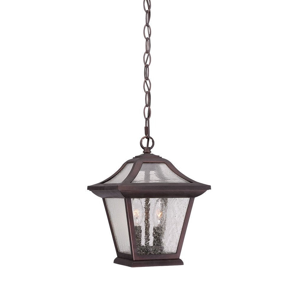 Antique Bronze Birdhouse Shape Outdoor Hanging Light HomeRoots