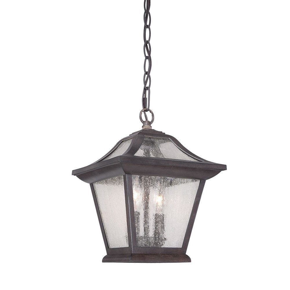 Matte Black Birdhouse Shape Outdoor Hanging Light HomeRoots