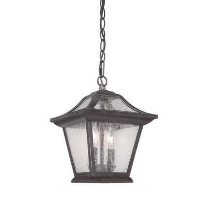 Matte Black Birdhouse Shape Outdoor Hanging Light HomeRoots