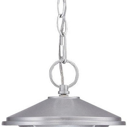 Silver Lantern Metal Dimmable Chandelier With Frosted Shades HomeRoots