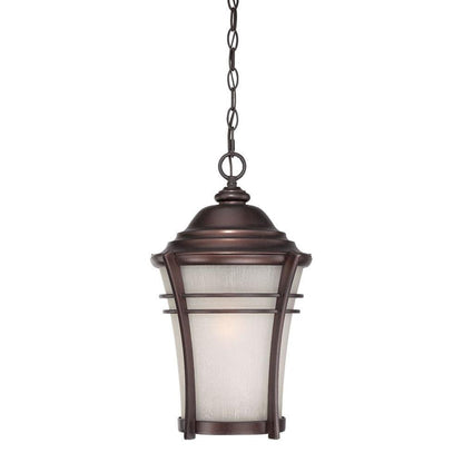 Frosted Glass Bronze Lantern Hanging Light - FurniFindUSA