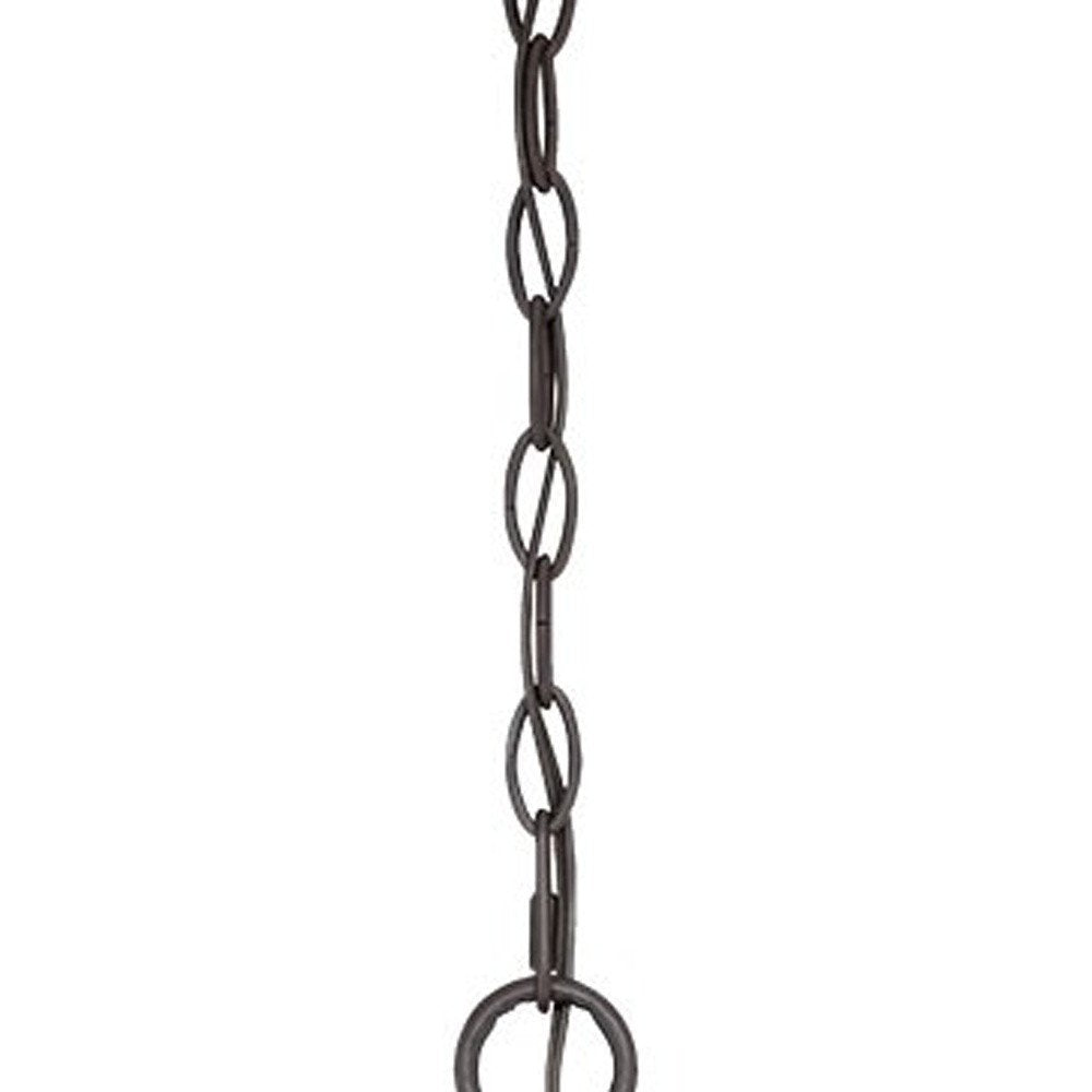 Frosted Glass Bronze Lantern Hanging Light HomeRoots