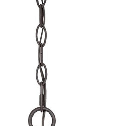 Frosted Glass Bronze Lantern Hanging Light HomeRoots