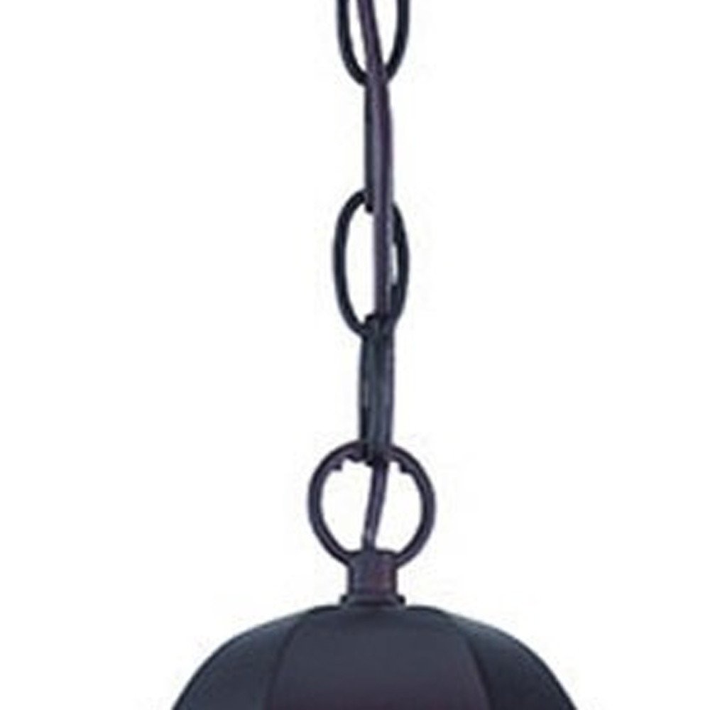 Matte Black Geometric Glass Hanging Light HomeRoots