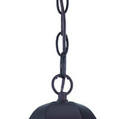Matte Black Geometric Glass Hanging Light HomeRoots