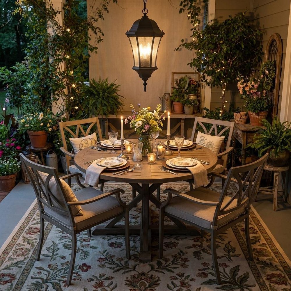 Three Light Matte Black Carousel Lantern Hanging Light — view 6