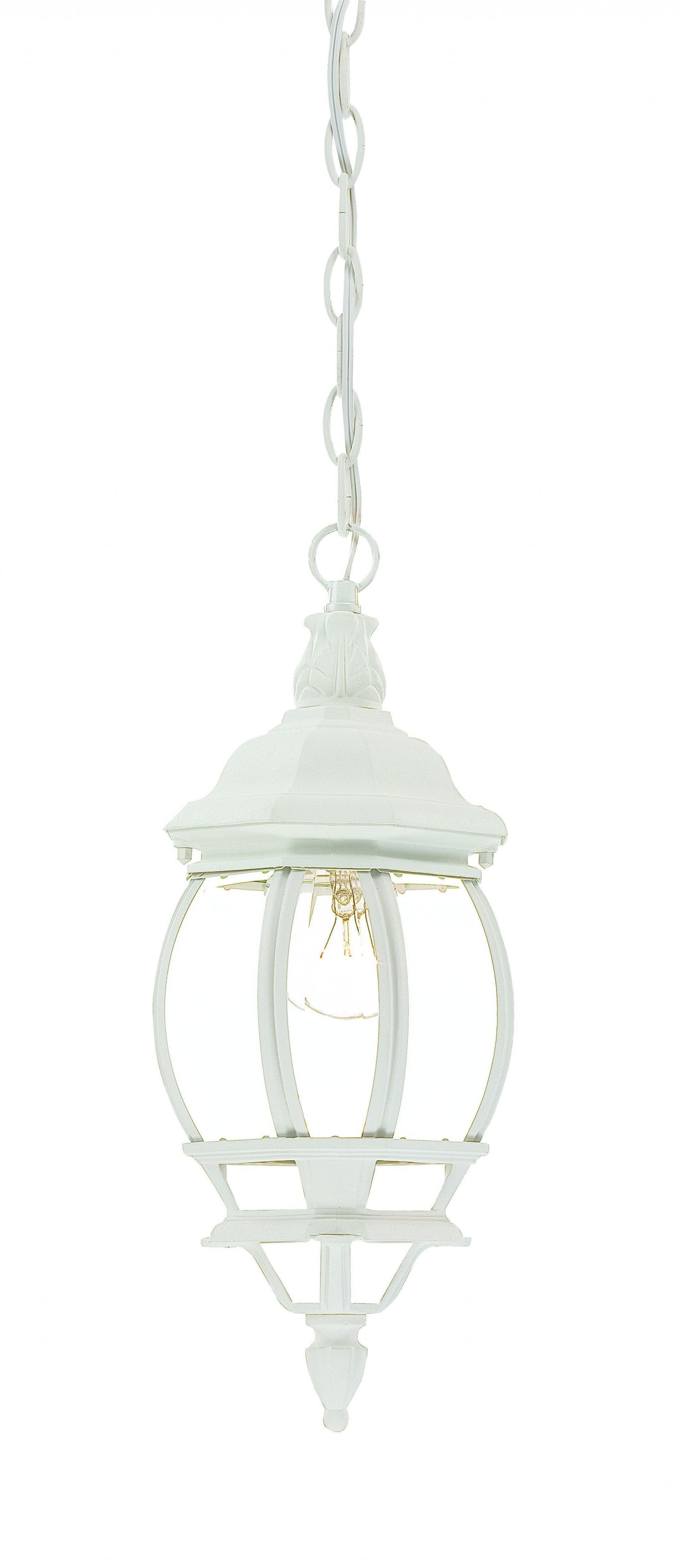 White Glass Globe Hanging Light - FurniFindUSA