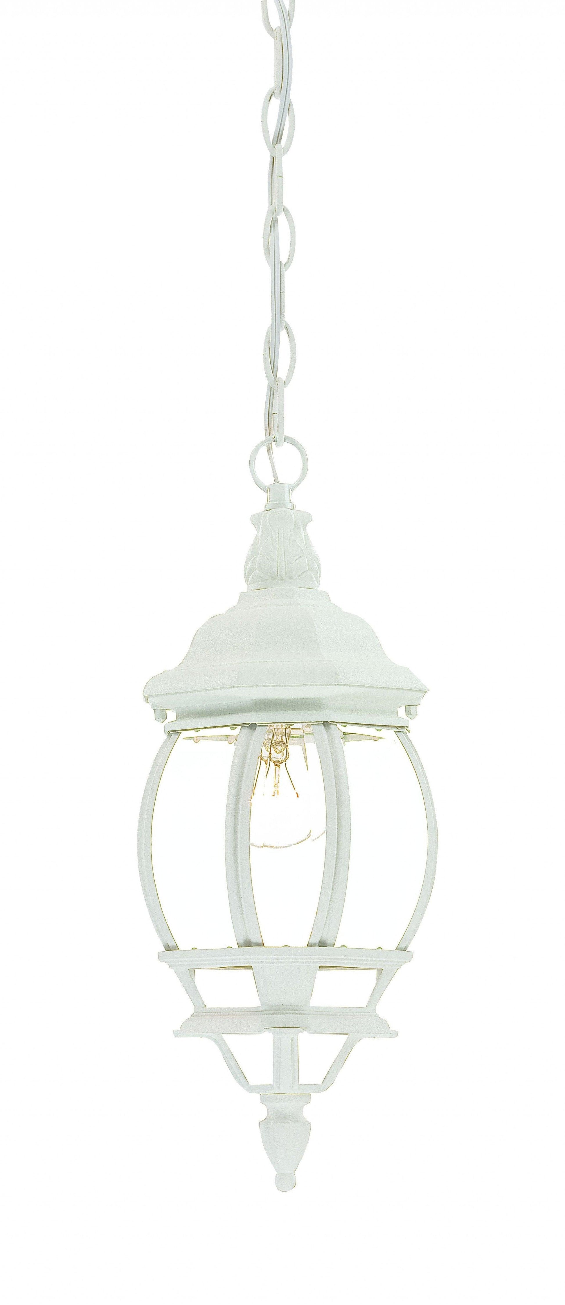 White Glass Globe Hanging Light - FurniFindUSA