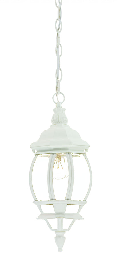 White Glass Globe Hanging Light - FurniFindUSA