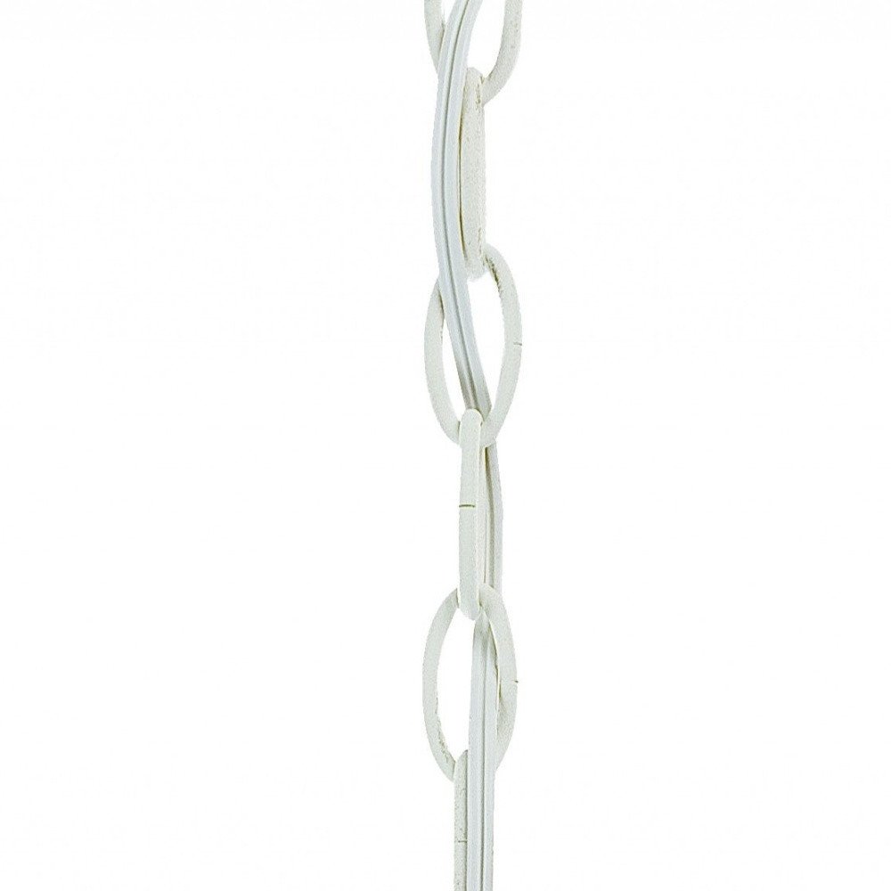 White Glass Globe Hanging Light — view 4