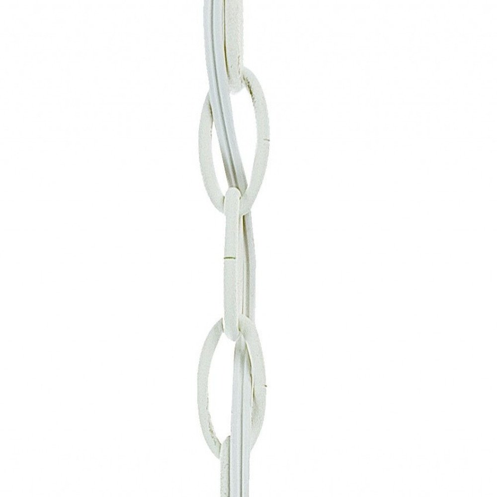 White Glass Globe Hanging Light — view 5