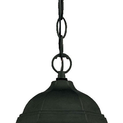 Matte Black Glass Lantern Hanging Light HomeRoots