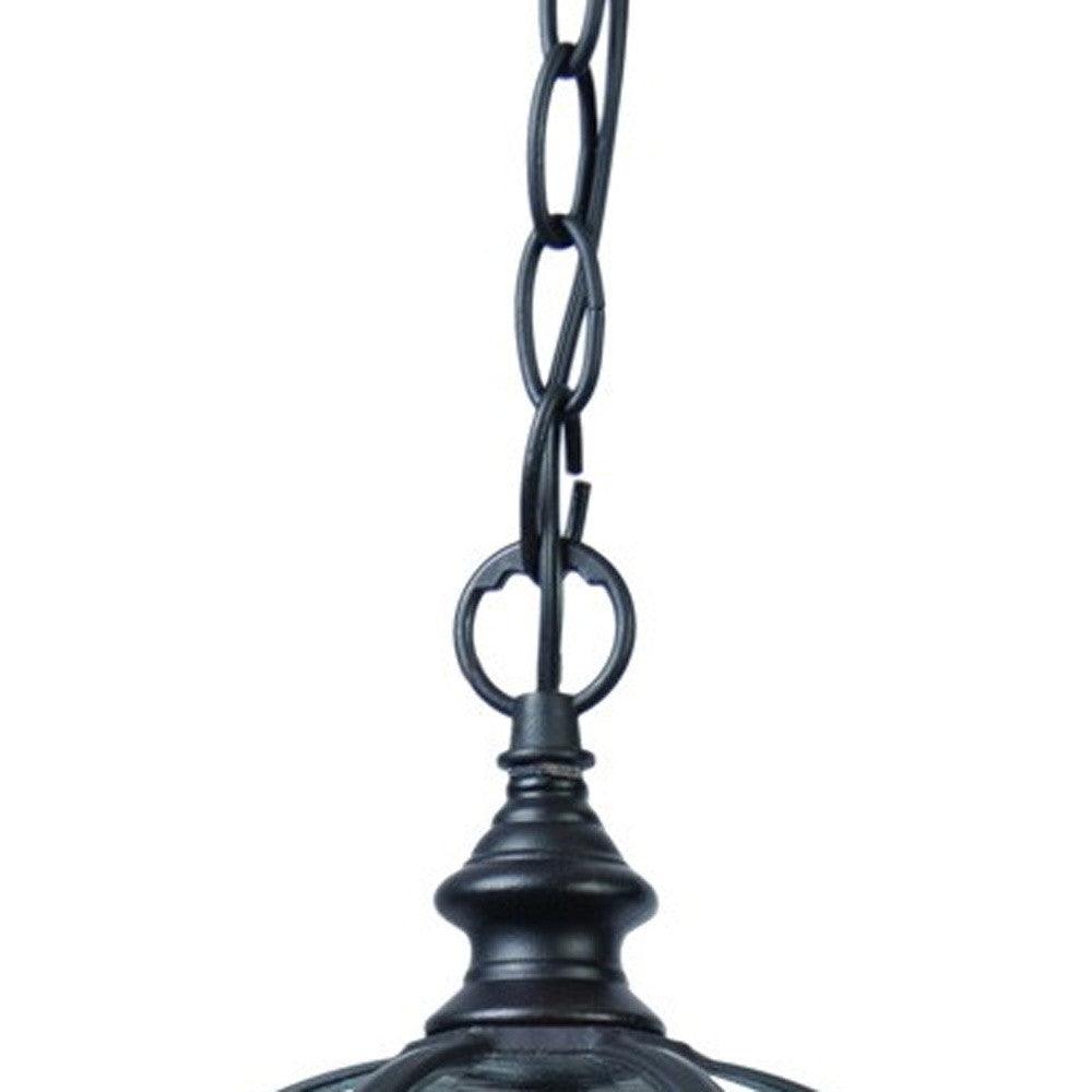 Matte Black Cage Hanging Light - FurniFindUSA