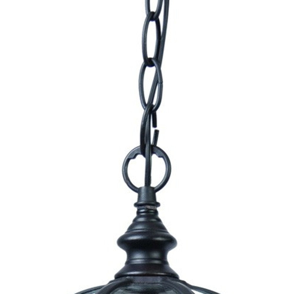 Matte Black Cage Hanging Light HomeRoots