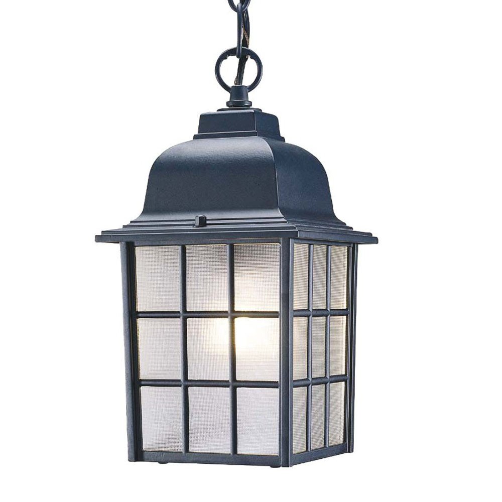 Matte Black Window Pane Lantern Hanging Light HomeRoots