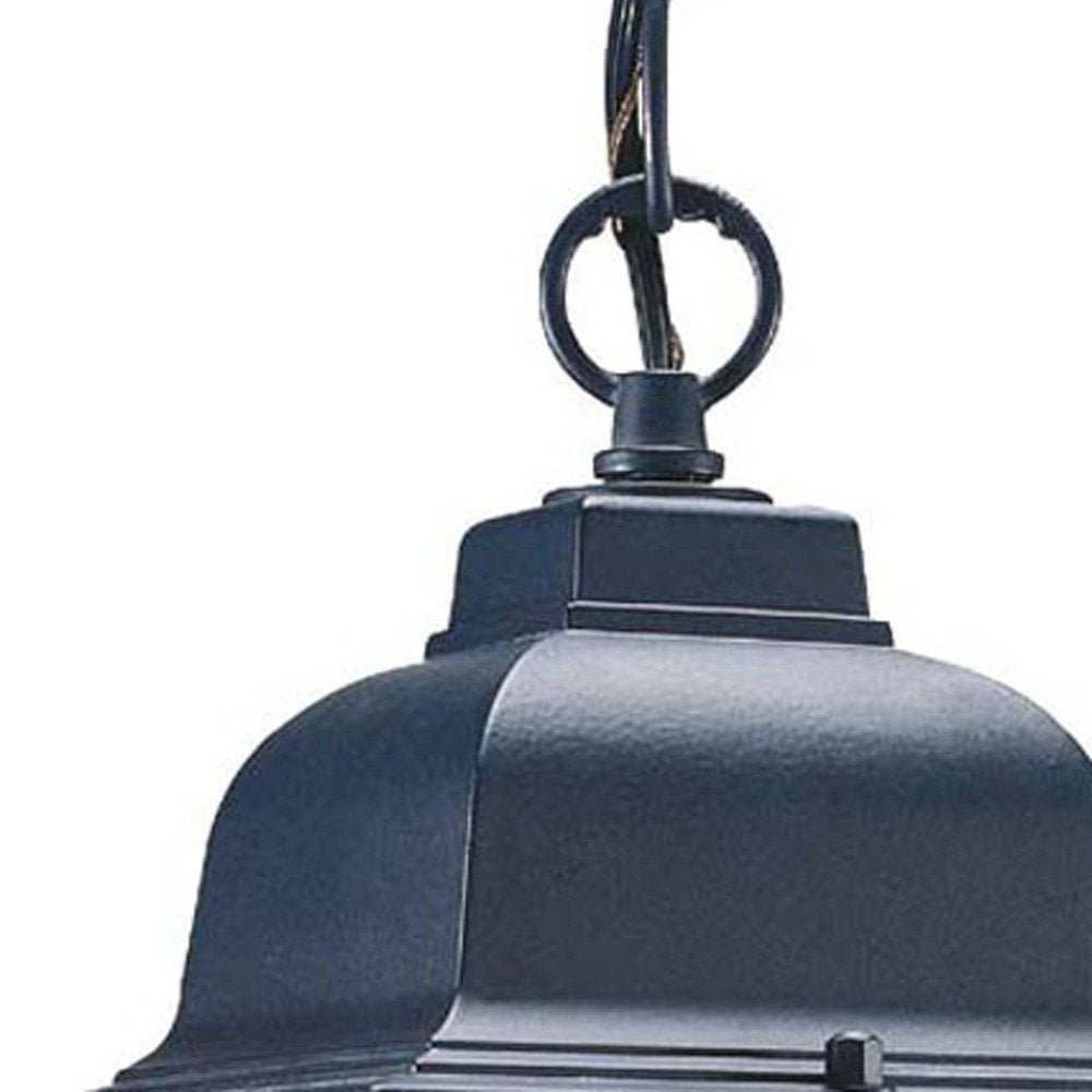 Matte Black Window Pane Lantern Hanging Light HomeRoots