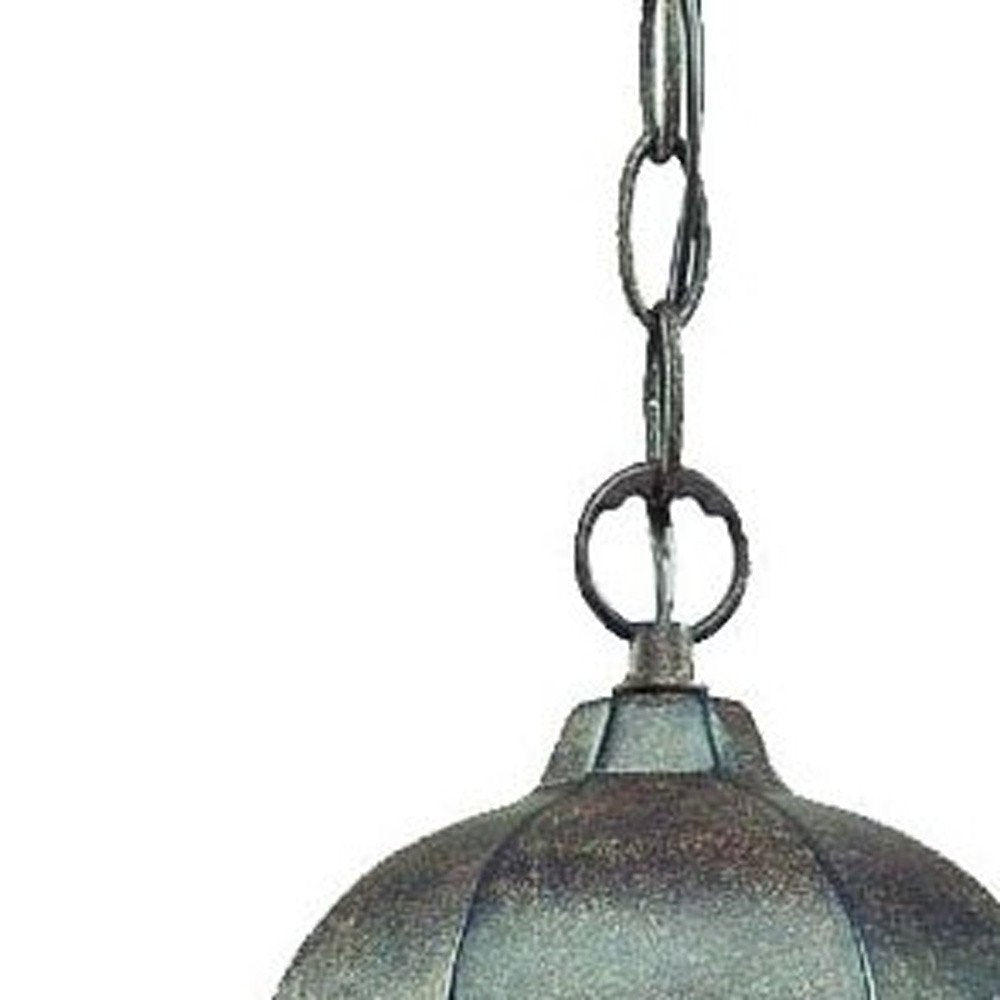 Two Light Antique Black Carousel Lantern Hanging Light HomeRoots