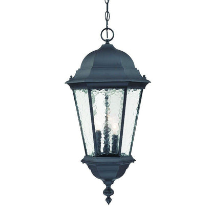 Telfair 3-Light Matte Black Hanging Light HomeRoots